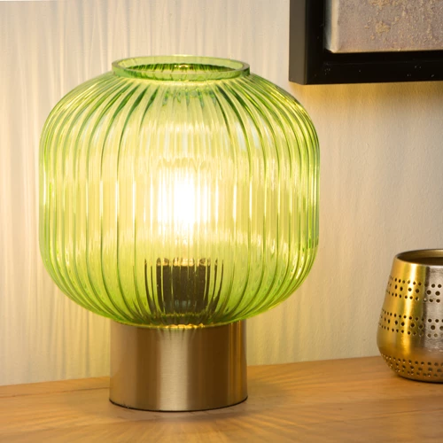 Lucide MALOTO - Table lamp - Ø 20 cm - 1xE27 - Green - atmosphere 1